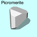 render of Picromerite model