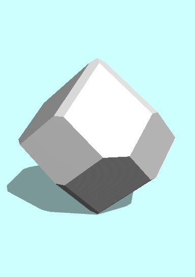 Rendering of Pinnoite mineral.