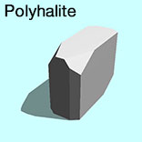 render of Polyhalite model