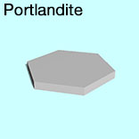 render of Portlandite model