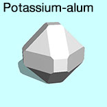 render of Potassium-alum model