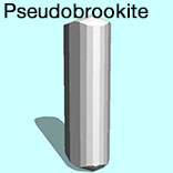 render of Pseudobrookite model