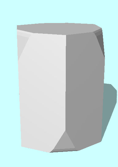 Rendering of Pyrochroite mineral.