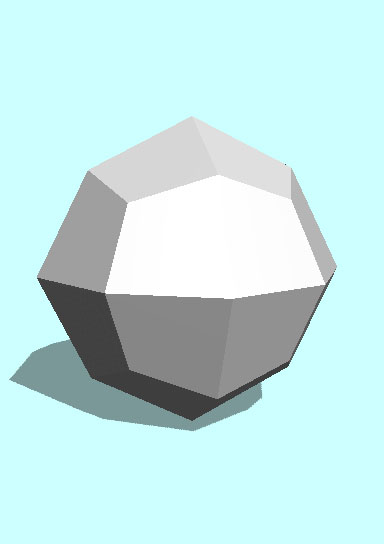 Rendering of Pyrope mineral.
