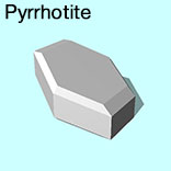render of Pyrrhotite model