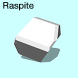 render of Raspite model