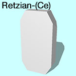 render of Retzian-(Ce) model