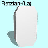 render of Retzian-(La) model