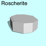 render of Roscherite model
