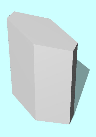 Rendering of Rossite mineral.