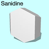 render of Sanidine model