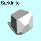 render of Sarkinite model