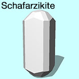 render of Schafarzikite model