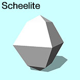 render of Scheelite model