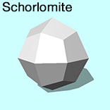 render of Schorlomite model