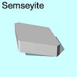 render of Semseyite model