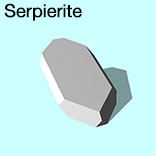render of Serpierite model