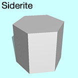 render of Siderite model