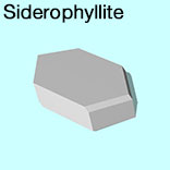render of Siderophyllite model