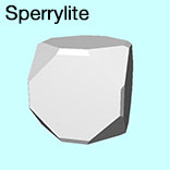 render of Sperrylite model
