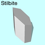 render of Stilbite model
