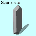render of Szenicsite model