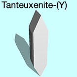 render of Tanteuxenite-(Y) model