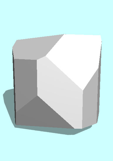 Rendering of Tarbuttite mineral.