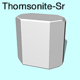 render of Thomsonite-Sr model
