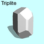 render of Triplite model