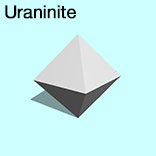 render of Uraninite model