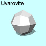 render of Uvarovite model