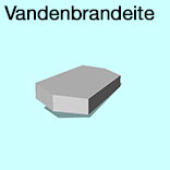 render of Vandenbrandeite model