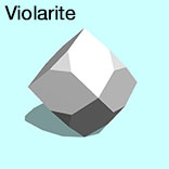 render of Violarite model