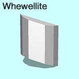 render of Whewellite model