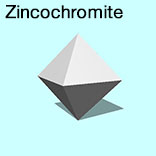 render of Zincochromite model